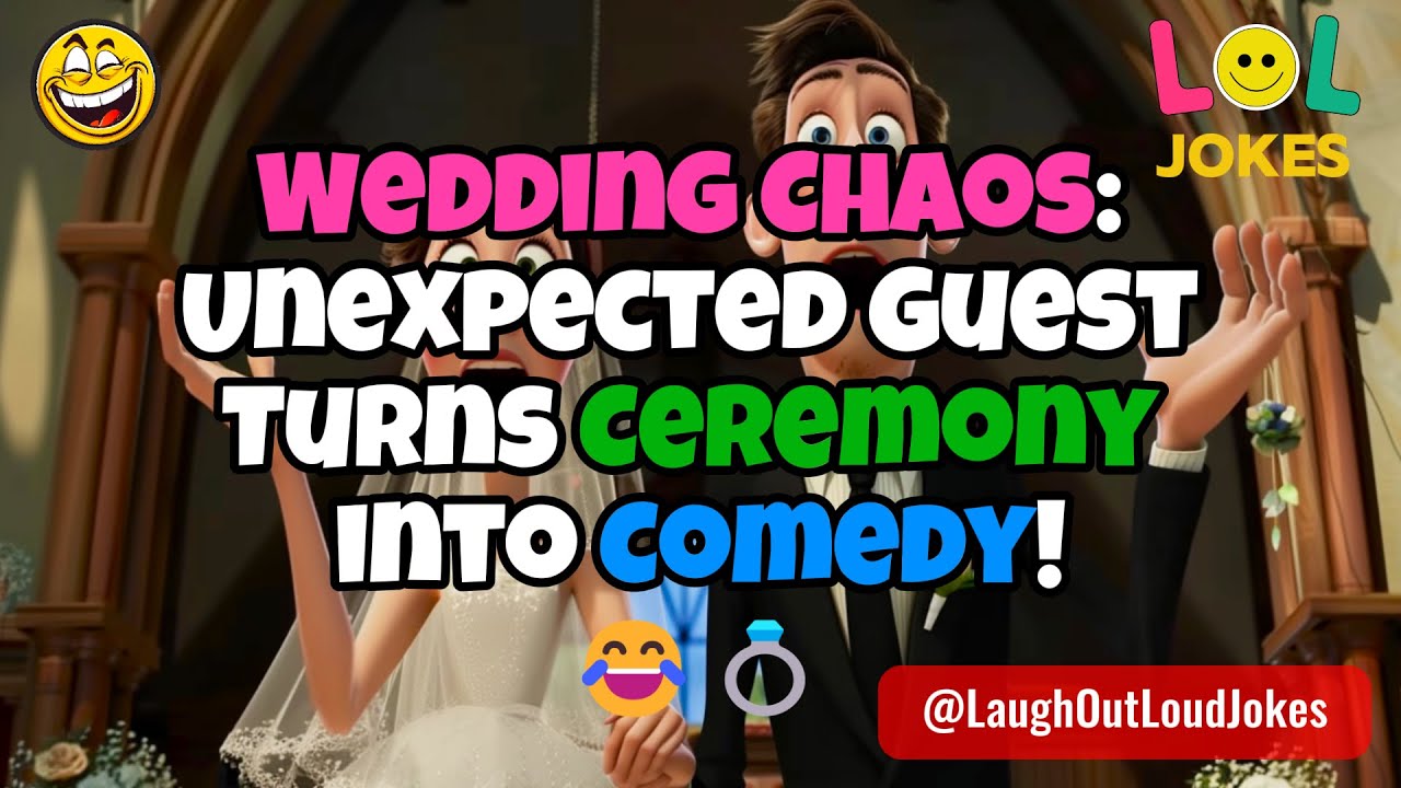 🤣 BEST JOKE OF THE DAY! Wedding Chaos: A Guest Turns Ceremony into Comedy! 😂💍 | Funny Clean Jokes