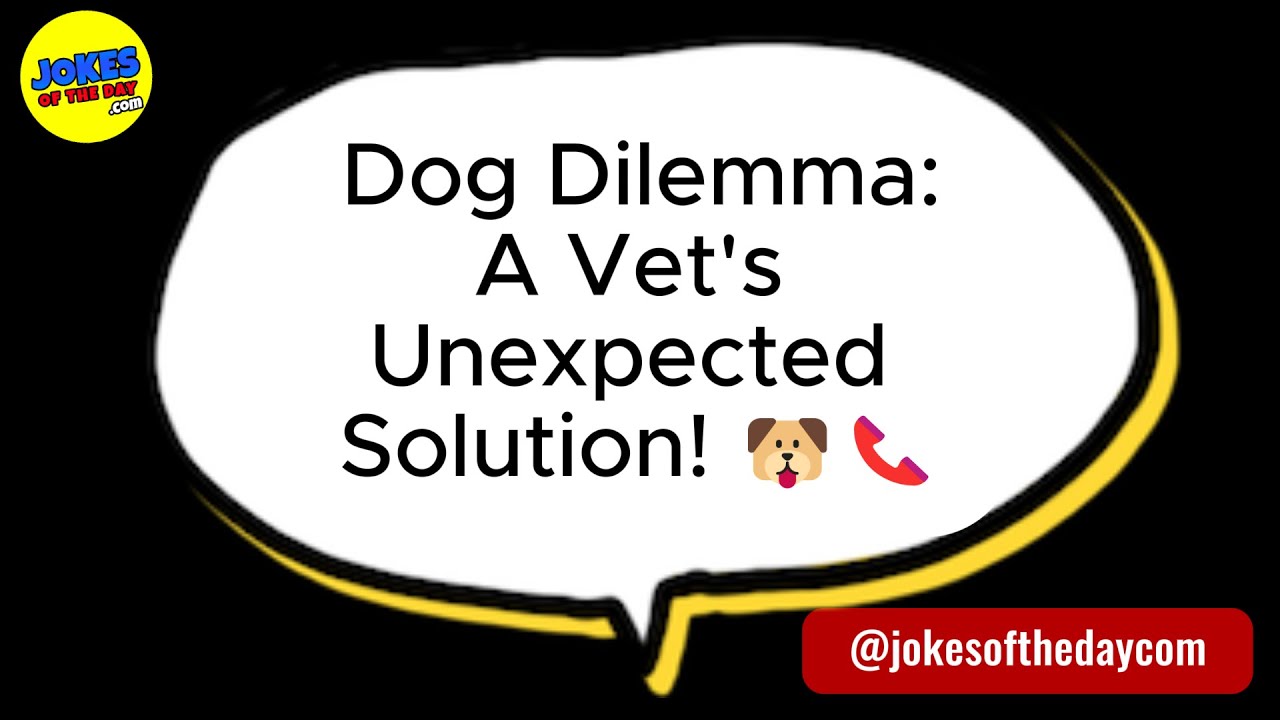 🤣 JOKES FOR ADULTS 👉 Dog Dilemma: A Vet's Unexpected Solution! 🐶📞 😂🤣 𝗝𝗼𝗸𝗲𝘀 𝗢𝗳 𝗧𝗵𝗲 𝗗𝗮𝘆
