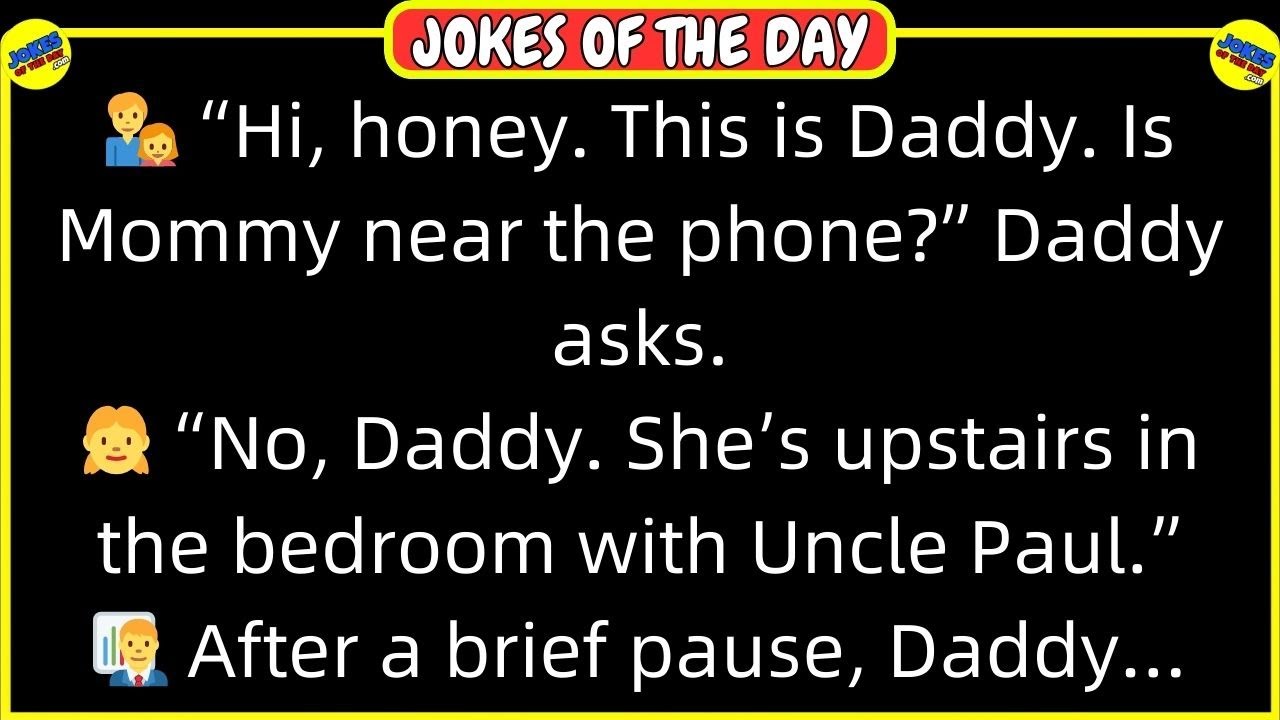 🤣 𝗔𝗗𝗨𝗟𝗧 𝗝𝗢𝗞𝗘 𝗢𝗙 𝗧𝗛𝗘 𝗗𝗔𝗬! 👉 A man discovers 'his wife' is cheating while he is away... 😂 𝙁𝙪𝙣𝙣𝙮 𝙅𝙤𝙠𝙚𝙨