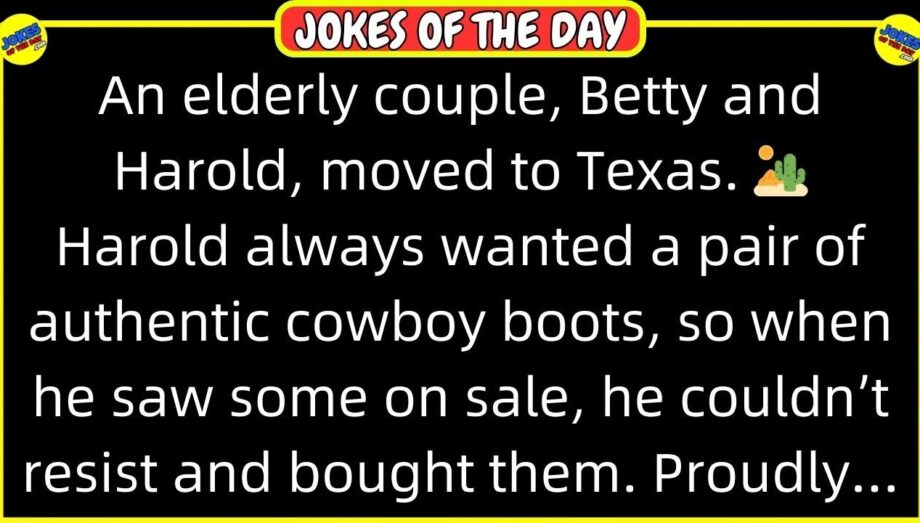 🤣 𝗔𝗗𝗨𝗟𝗧 𝗝𝗢𝗞𝗘 𝗢𝗙 𝗧𝗛𝗘 𝗗𝗔𝗬! 👉 He always wanted a pair of authentic cowbow boots... 😂 𝙁𝙪𝙣𝙣𝙮 𝙅𝙤𝙠𝙚𝙨