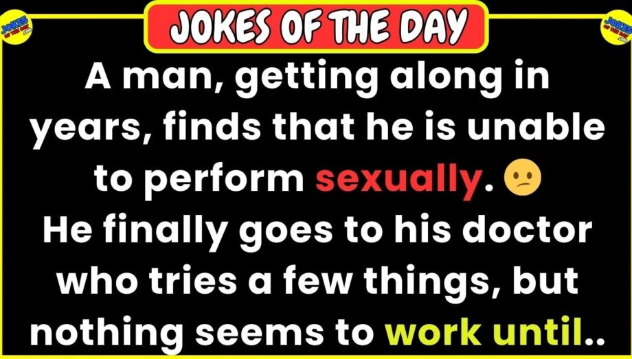 🤣 𝗙𝗨𝗡𝗡𝗬 𝗔𝗗𝗨𝗟𝗧 𝗝𝗢𝗞𝗘 👉 A man goes to a Witch Doctor about his 'sex problem'... 😂 𝙅𝙤𝙠𝙚 𝙊𝙛 𝙏𝙝𝙚 𝘿𝙖𝙮