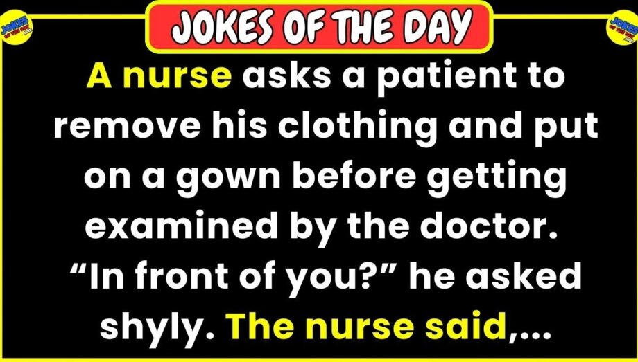 🤣 JOKES OF THE DAY 👉 In front of the nurse stood a naked male body with the smallest.. 😂 Funny Jokes