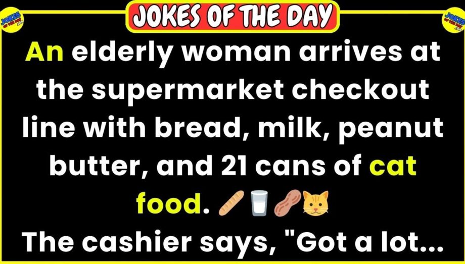 🤣 JOKES OF THE DAY 👉 She was feeding her husband cat food for 50 years... 😂 Funny Jokes