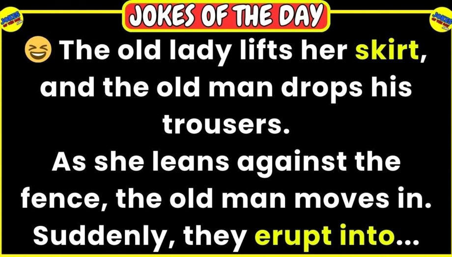 🤣 JOKES OF THE DAY 👉 The cop watches the old couple have amazing sex and is stunned... 😂 Funny Jokes