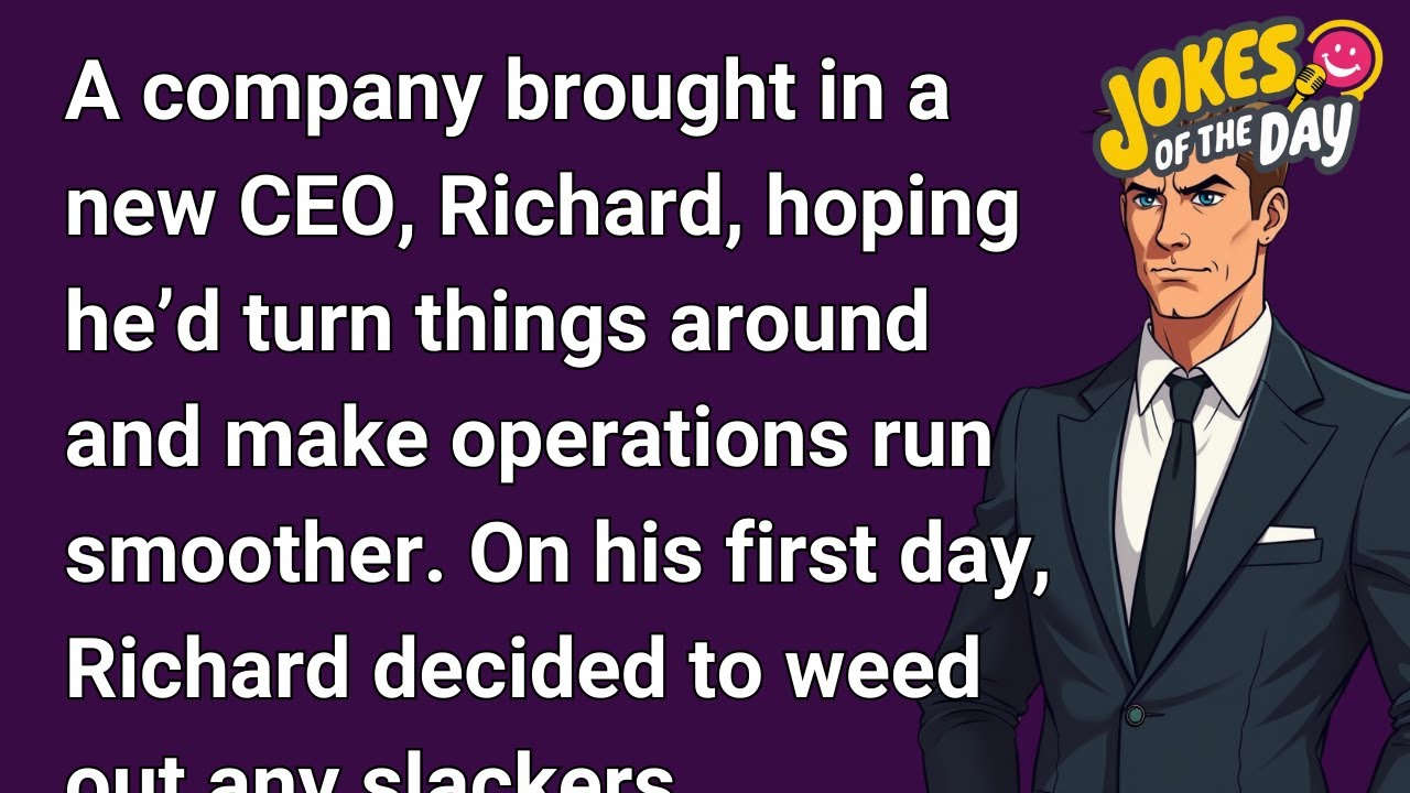 Joke of the Day 😂 A company brought in a new CEO... | Daily Funny Jokes