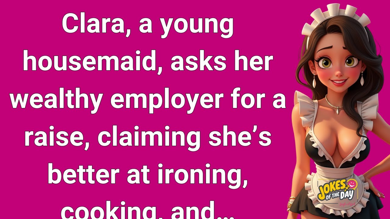 Joke of the Day 😂: The maid blackmailed her employer | Daily Funny Jokes