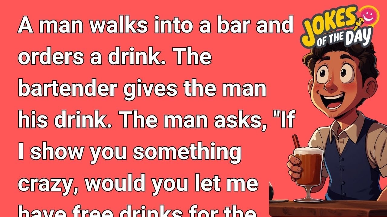 Joke of the Day 😂 The man goes into a bar... | Daily Funny Jokes