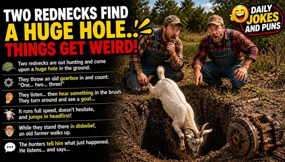 Daily Joke: Two Hunters Find a Huge Hole | Funny Joke Story, Short Joke, Comedy Video 😂